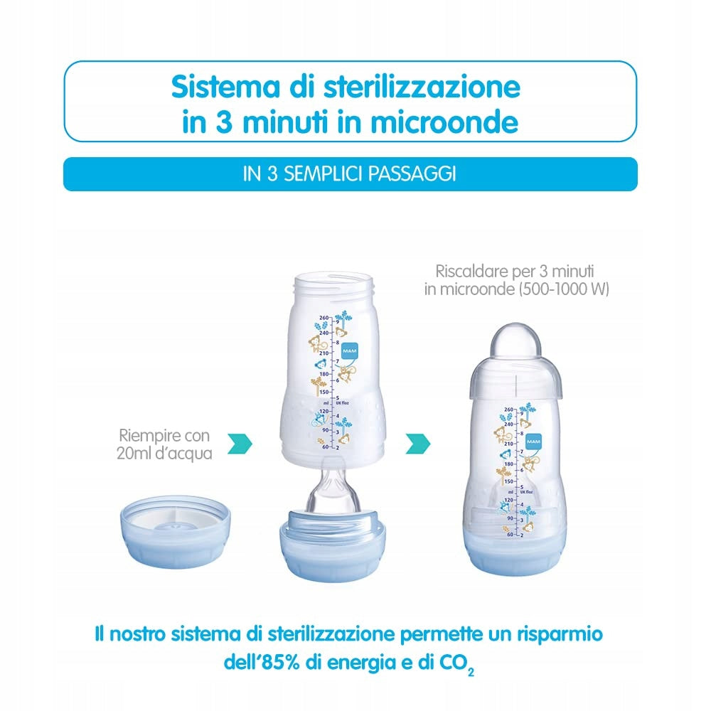 MAM sticla anti-colic 160ml 0+