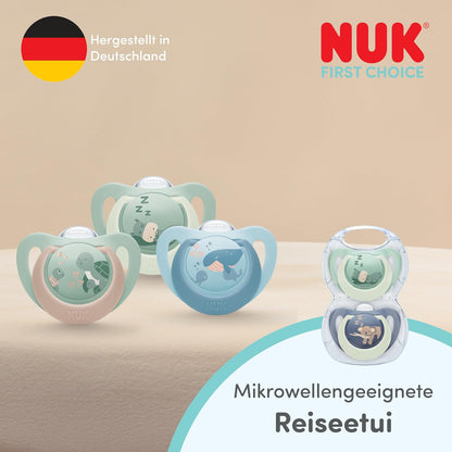 NUK First Choice silicone pacifier x2 0–6m