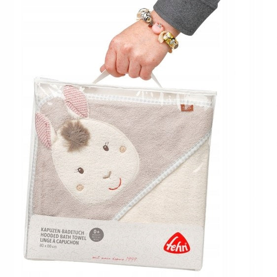 FEHN Peru HANDDOEK MET KAP 80x80 cm