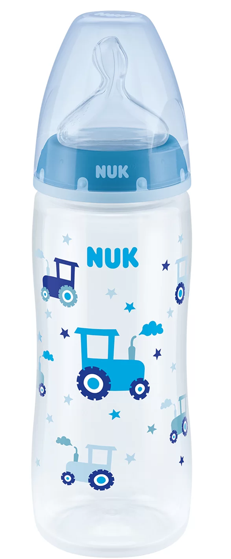 NUK First Choice+ 0-6 m FLES 300 ml temperatuuraanduiding