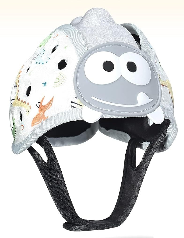 ORZBOW beschermhelm voor het leren lopen 40-48 cm DINO + kniebeschermers