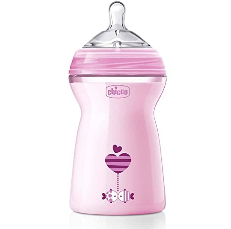 CHICCO NaturalFeeling fles 330 ml 6 m+ snelle stroom