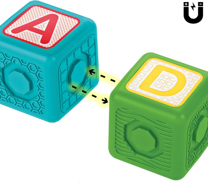 BABY EINSTEIN Connectables Bridge & Learn magnetische blokken 15 stuks