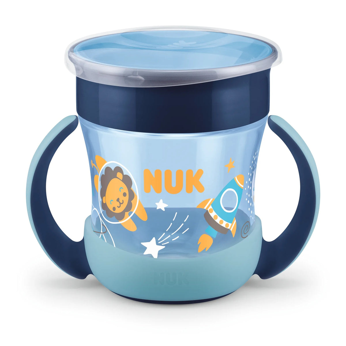 NUK Mini Magic Cup gobelet anti-fuite lumineux dans le noir à 360° 160 ml 6 m+