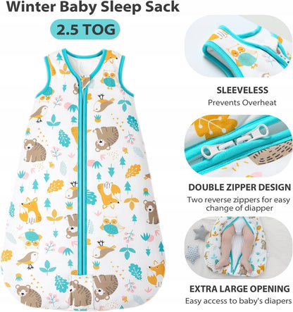 MOSEBEARS spací pytel 2,5TOG 0-6 měsíců