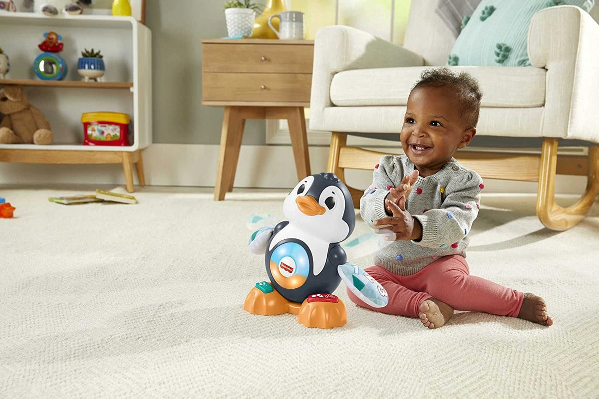 FISHER-PRICE interaktywny PINGWIN j. francuski zabawka edukacyjna dla dzieci 9 m+