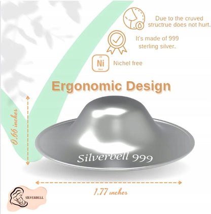 SILVERBELL zilveren tepelkussentjes