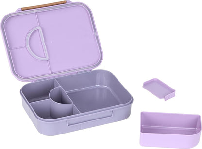 LASSIG Bento lunchtrommel met uitneembare vakken 17x21 cm KLEIN HART