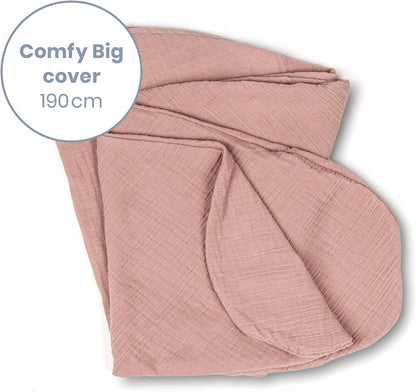 DOOMOO Comfy Big Cover husă pentru pernă de gravide 190cm BUMBAC ORGANIC