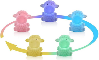 MINILAND Night Sheep nachtlampje LED 5 kleuren 12,5 cm