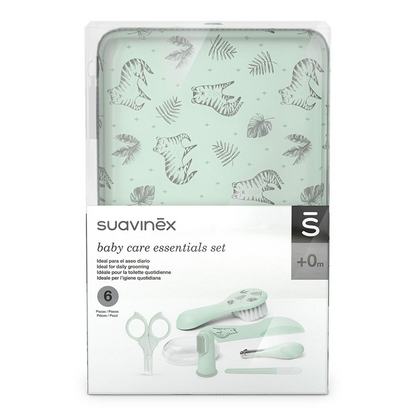 SUAVINEX kit de soins pour bébé, 6 pièces + étui TIGRE