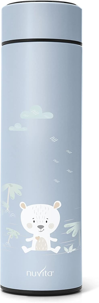 NUVITA thermos voor warme en koude dranken 500 ml met digitaal LED-thermometer
