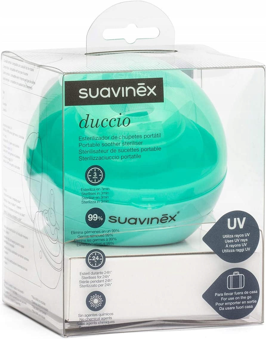 SUAVINEX Duccio UV Αποστειρωτής πιπίλας 9 cm