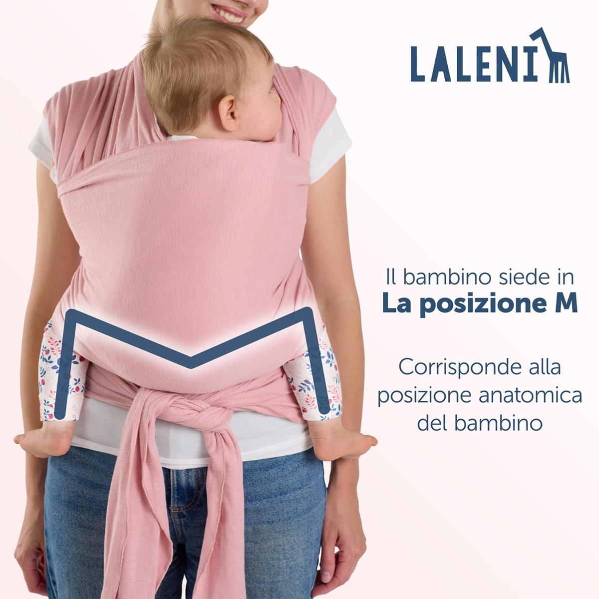 LALENI ελαστικό μάρσιπο για μωρά έως 15 kg