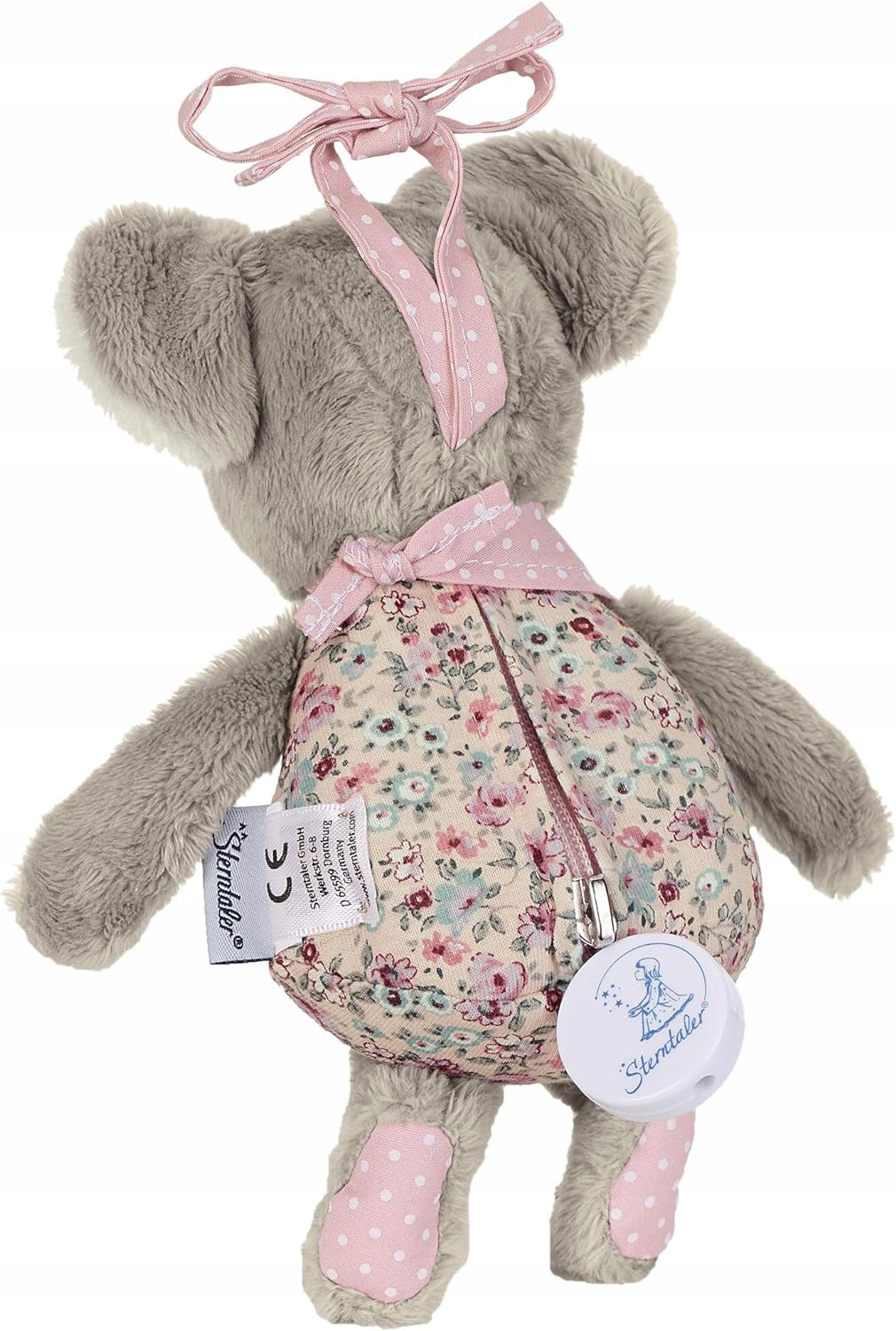 STERNTALER Myszka Mabel z pozytywką 18 cm "N. pluszowa myszka przytulanka dla niemowląt 0+ z kołysanką