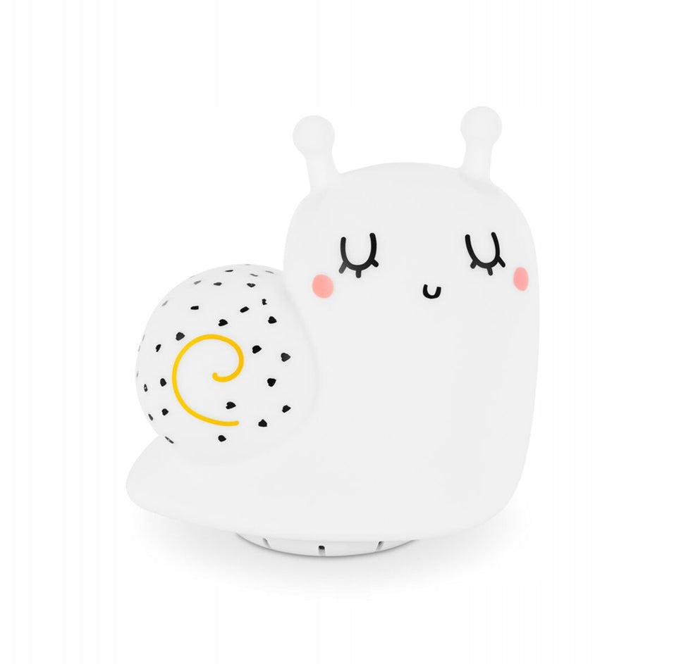 MINILAND Cosy Dreamer siliconen nachtlamp SLIMAK 12,3 x 12,3 cm