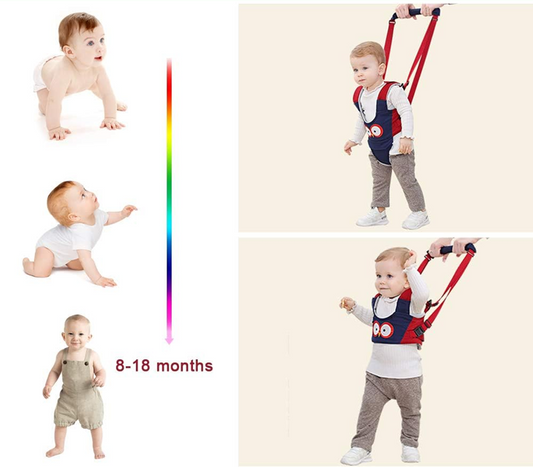 VICLOON veiligheidstuigje, looptrainer voor baby's 8-18 maanden