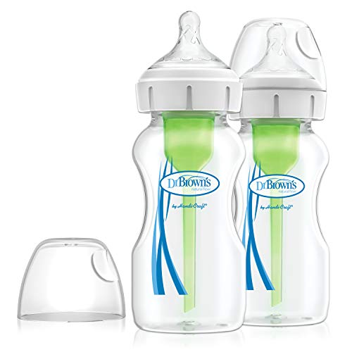 DR. BROWN'S Options+ flessen met brede hals 270 ml 2 st.