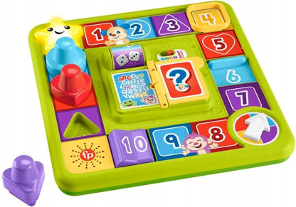 FISHER-PRICE HRB74 interaktives Spielbrett 40 Geräusche DEUTSCH