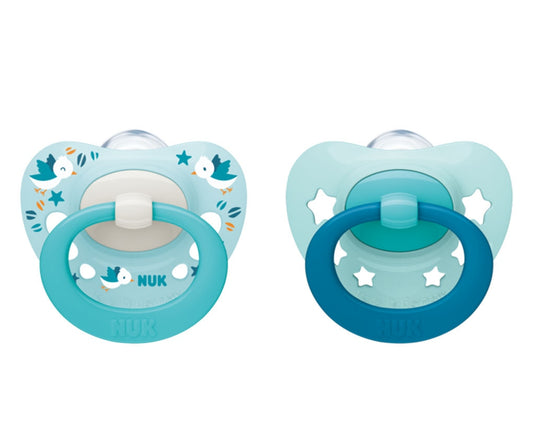 NUK SIGNATURE cumlík na upokojenie x2 0-6 mes.