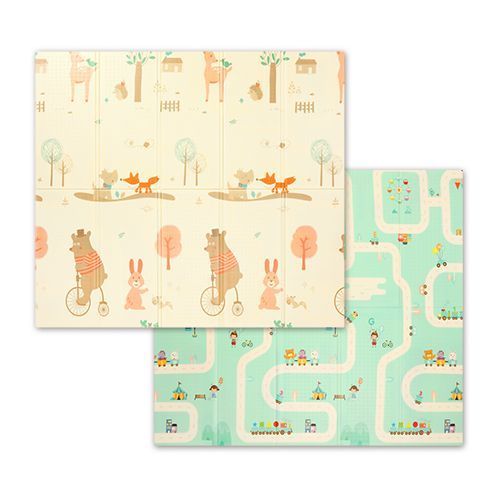 BABYONO alfombra educativa de espuma XPE 180x200 para bebés
