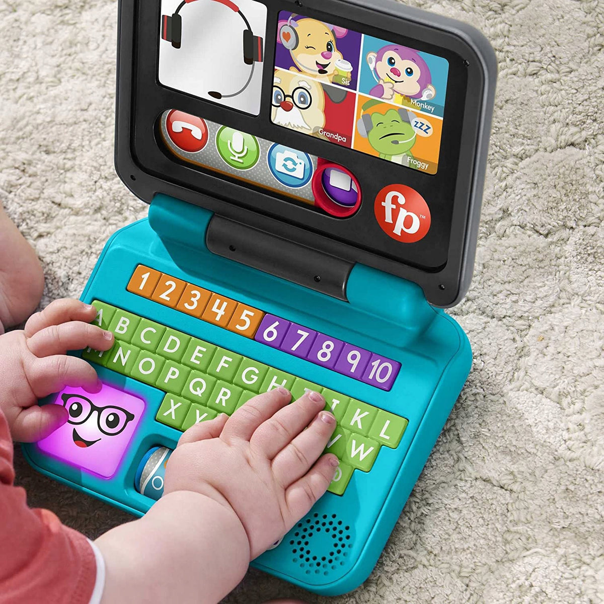 FISHER-PRICE portátil interactivo alemán 6m+