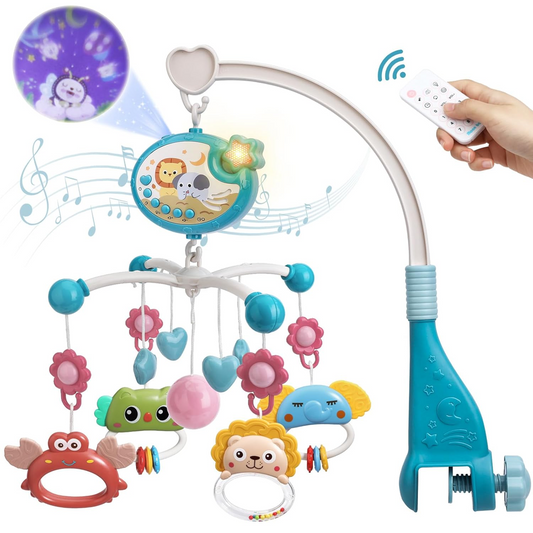 MINI TUDOU Mobile mit Projektor und 150 Schlafliedern + Fernbedienung ENGLISCHE SPRACHE
