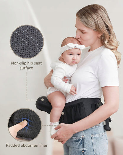 BABYMUST siège porte-bébé de hanche 4-30 kg