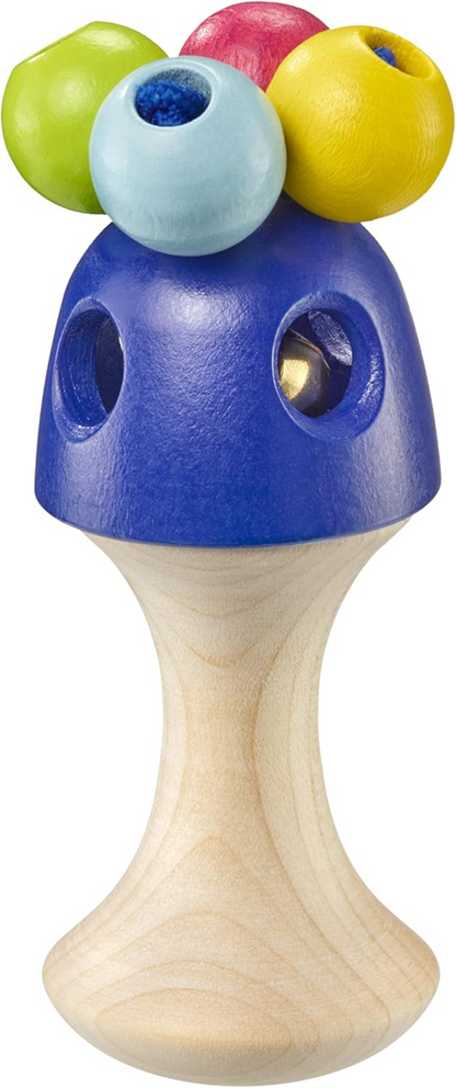 SELECTA Girali Colori jucărie din lemn cu clopoței 4,5 x 11 cm