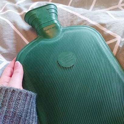GRUNSPECHT rubberen warmwaterkruik 2 liter 20 x 36 cm