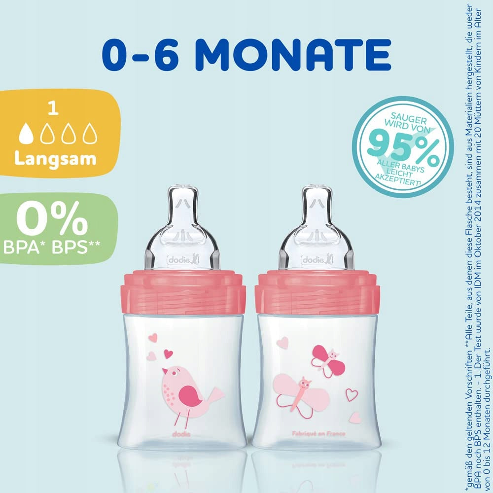 DODIE bottle set, brush and nipple