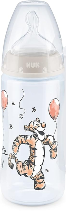 NUK First Choice+ Tijger fles 300 ml 6-18 m speen M