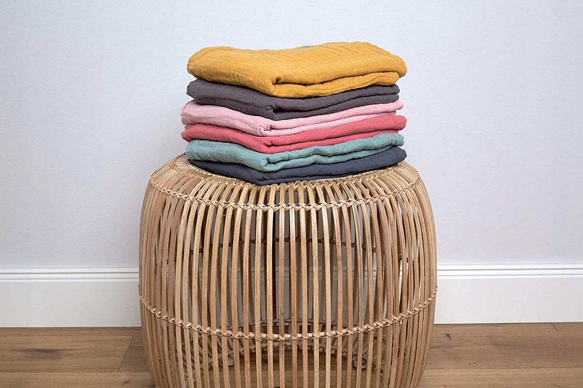 LASSIG muselina pañuelo de lactancia 70 x 230 cm para bebés de algodón