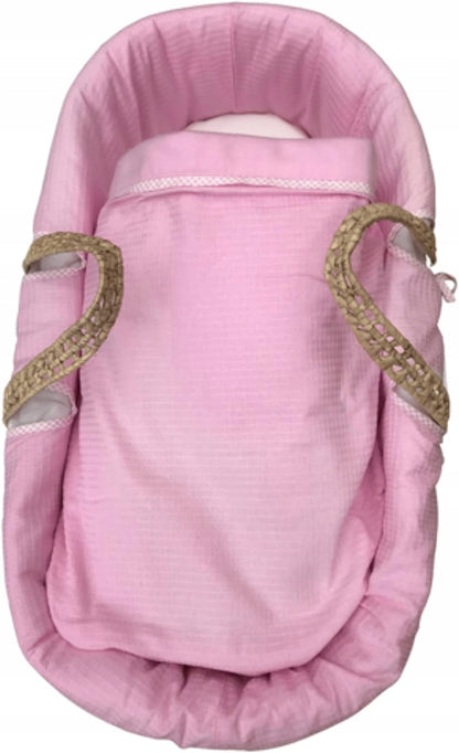 MOSES BASKET ME hoes voor wieg + fleece deken