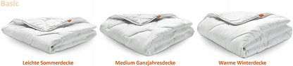 SLEEPLING kołdra pikowana 100 x 135 cm całoroczna, lekka i ciepła kołdra Basic z mikrofibry