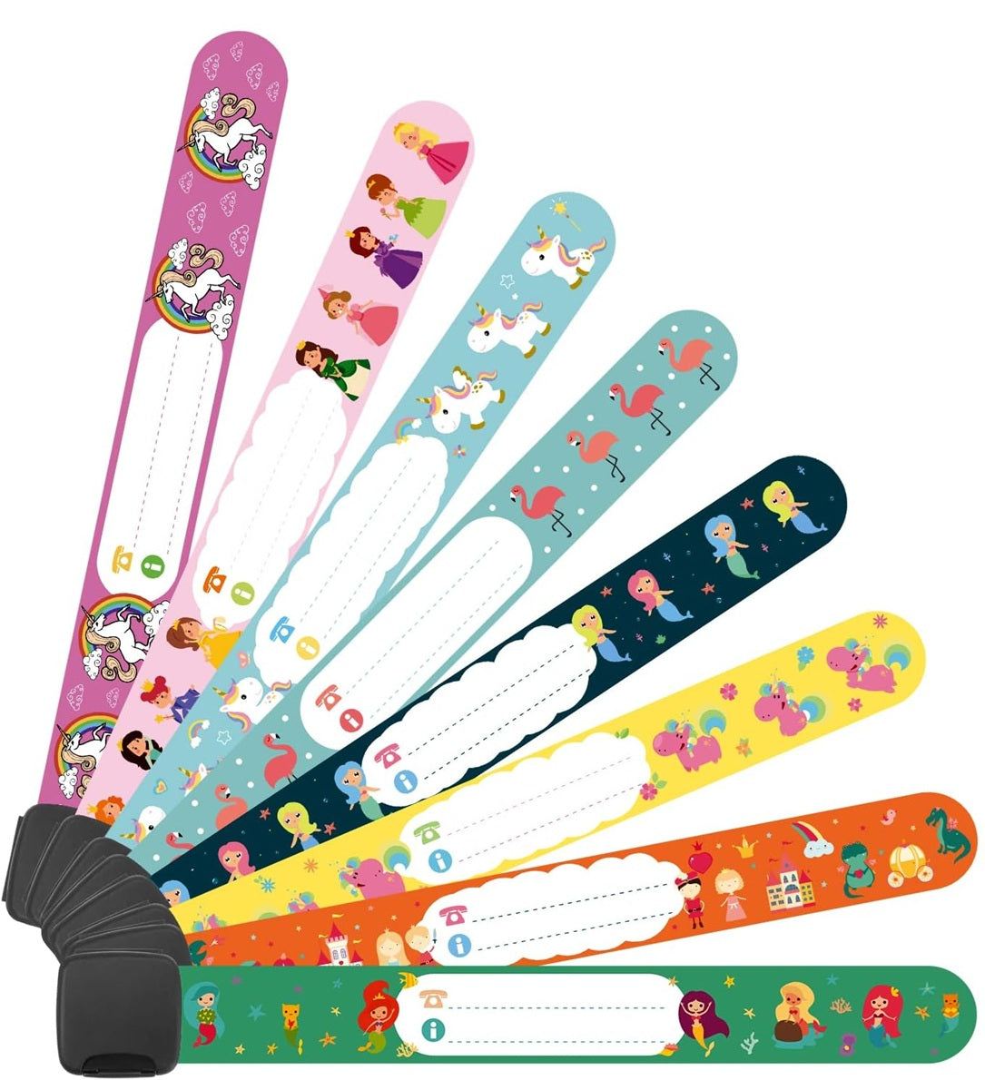 Bracelets SOS étanches VICLOON pour enfants 8 pièces + marqueur "O"