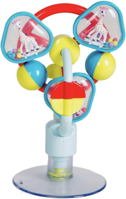VULLI Sophie de Giraf sensorisch speelgoed met rammelaar en zuignap 19 cm