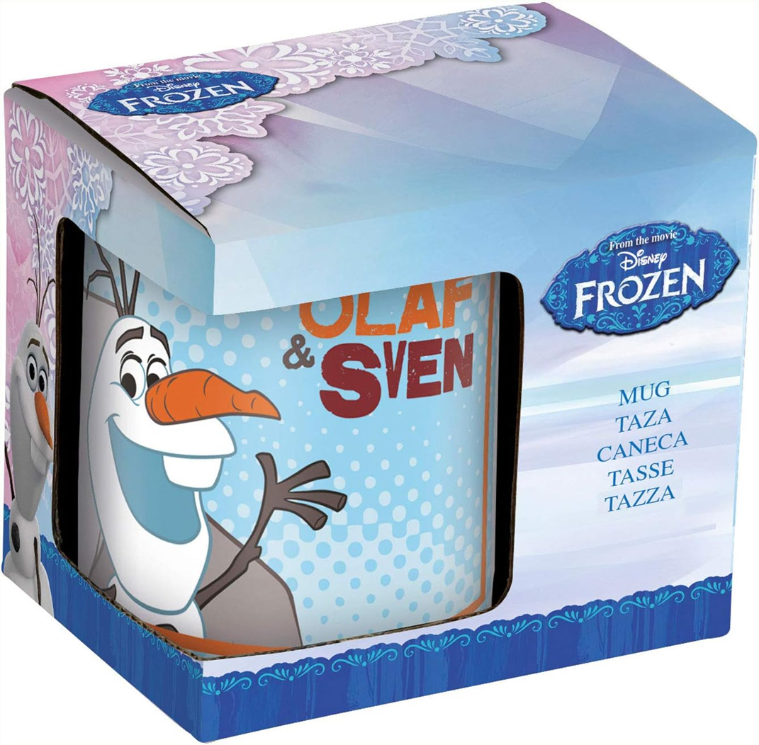 STOR Die Eiskönigin Olaf & Sven PORZELLANBECHER 200 ml 8 Jahre+