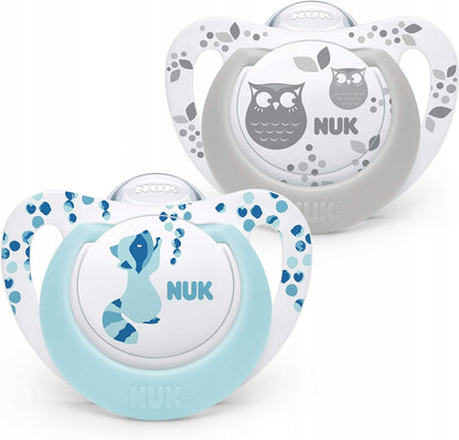 NUK Genius Color sucette apaisante x2 18mois+