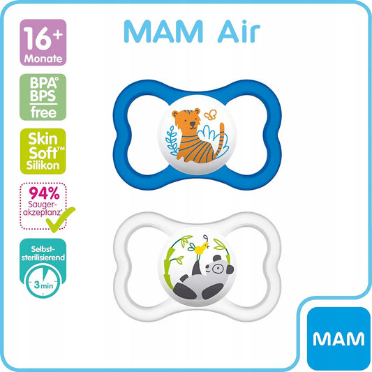 MAM AIR upokojujúci cumlík x2 16m+