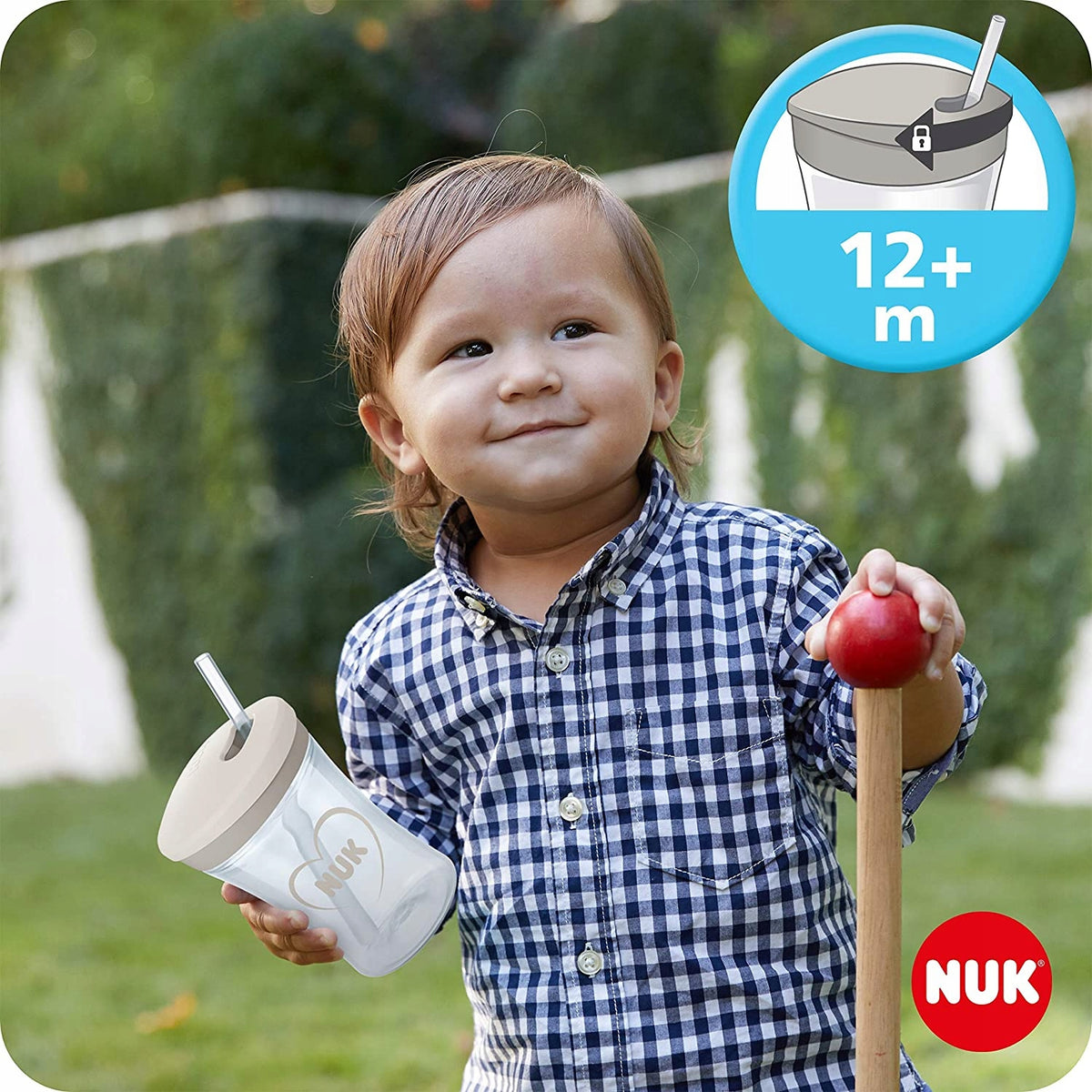NUK ensemble d'apprentissage à boire gobelet + 3 embouts