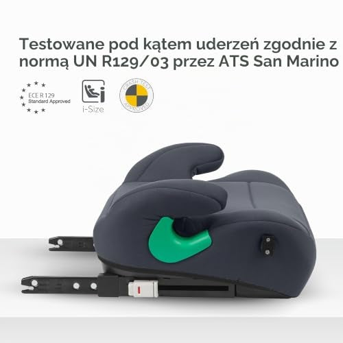 KikkaBoo i-Pop i-Size Isofix-zitverhoger 125-150 cm