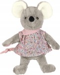 STERNTALER Muis Mabel KNUFFEL met rammelaar 25 cm