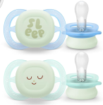 PHILIPS AVENT Ultra Start fopspenen x 2 0-2mnd NACHTTIJD lichtgevend in het donker