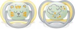 PHILIPS AVENT Ultra Air Night fopspenen x 2 18m+ GLOEIEN IN HET DONKER