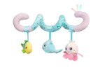 SENSILLO spiraal voor kinderwagen autostoel met speelgoed Octopus