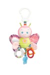 SENSILLO Kinderwagenhanger met Bijtring en Rammelaar