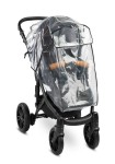 Regenhoes voor wandelwagen met raam