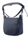 KANGUR TAS CLASSIC - Zwarte tas voor accessoires met schouderriem
