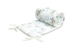 SENSILLO Bedbumper met ruches 120x60cm